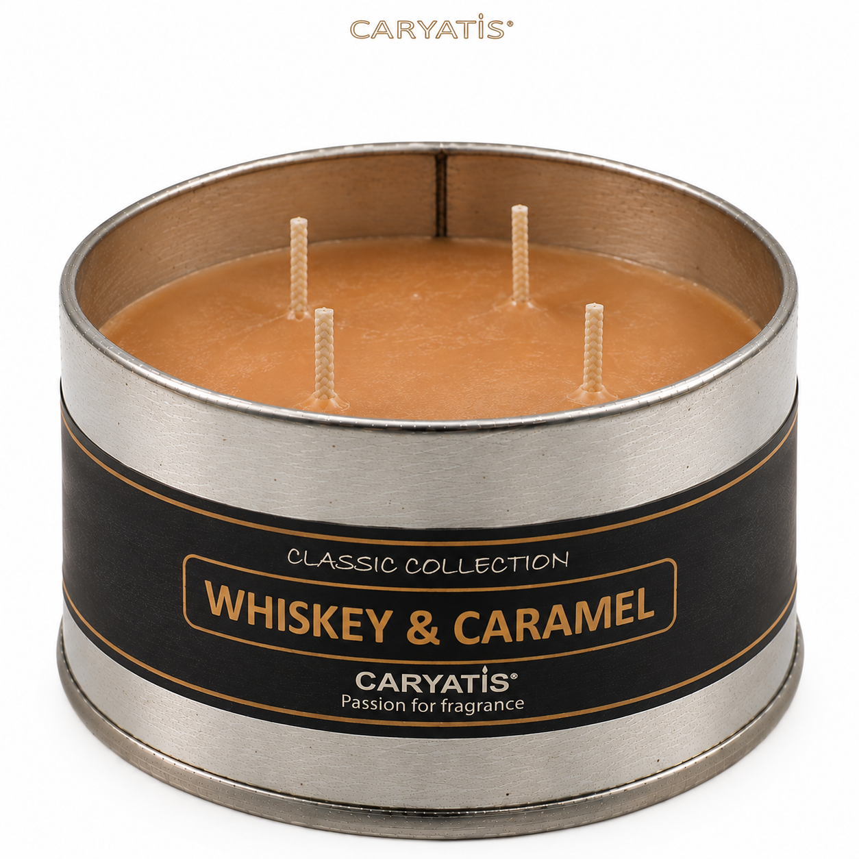 26000-13.png Αρωματικό Κερί Κονσέρβα Whiskey & Caramel - Image 1